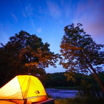 Campground Tent Evening 1