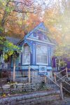 Blue building