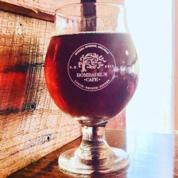 Bombadil's Cafe Eureka Springs Wine glass