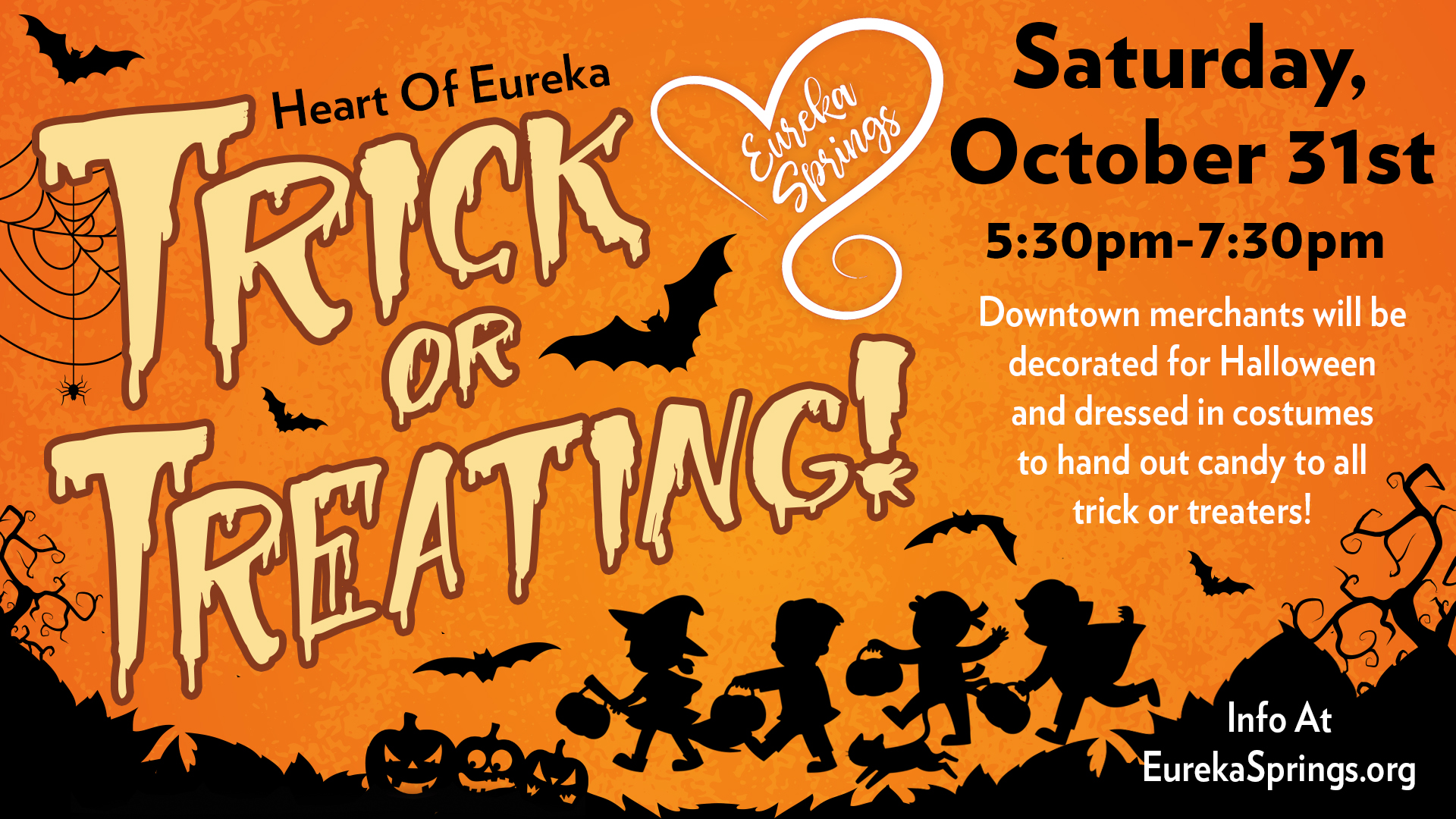 Eureka Springs Halloween Trick or Treating