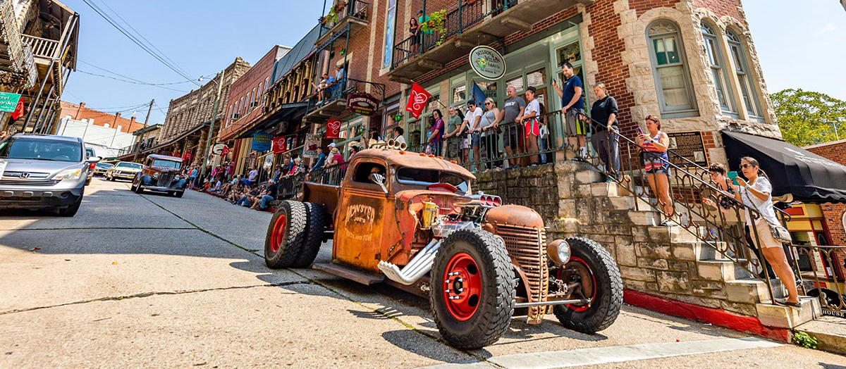 Car Parade in Eureka Springs