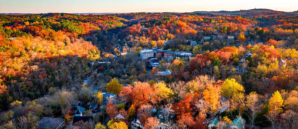 Eureka Springs in the fall