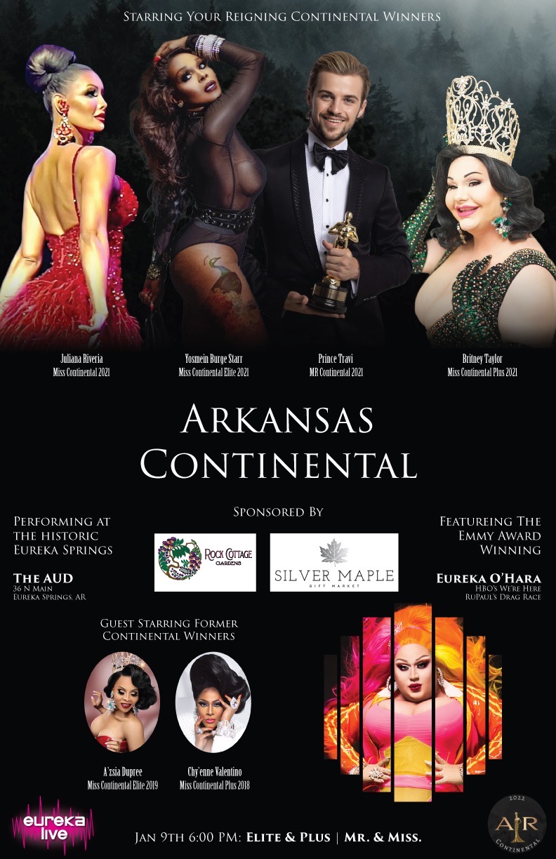 MR. & MISS Continental Preliminary Pageant in Eureka Springs