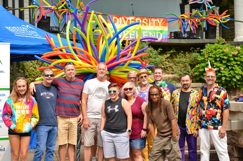 People at Diversity Weekend in Eureka Springs