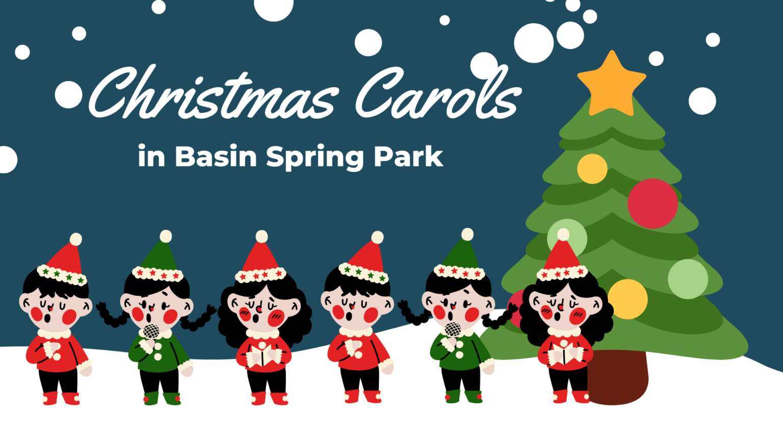 Christmas Caroling in Basin Spring Park 11/16/2023 Eureka Springs