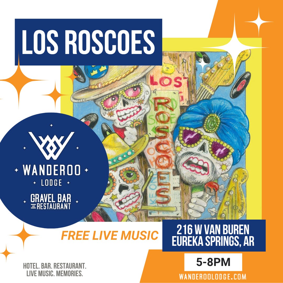 Featured image for “Live Music: Los Roscoes at the Gravel Bar at Wanderoo Lodge”