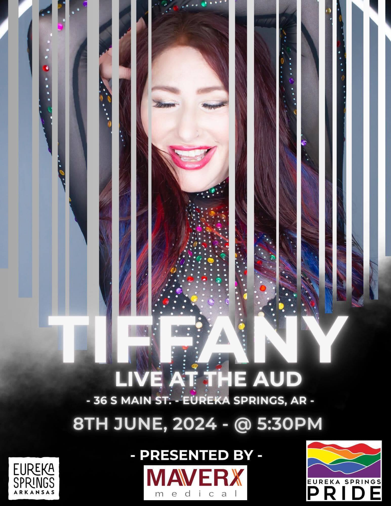 Tiffany Live in Concert The Auditorium 06/08/2024 Eureka Springs