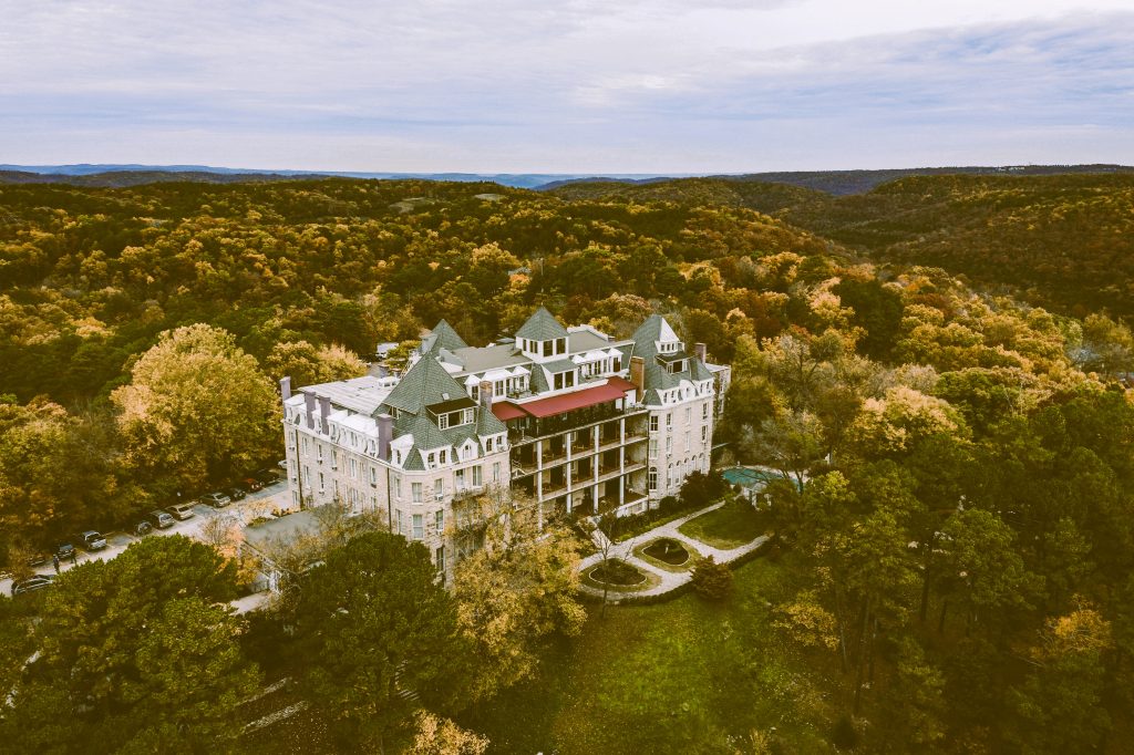 Cresent Hotel aerial fall 2 1